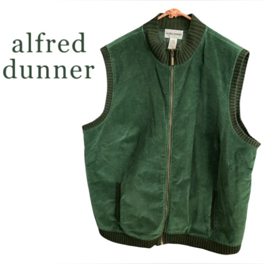 20W Alfred Dunner Women’s Forest Green Corduroy Vest